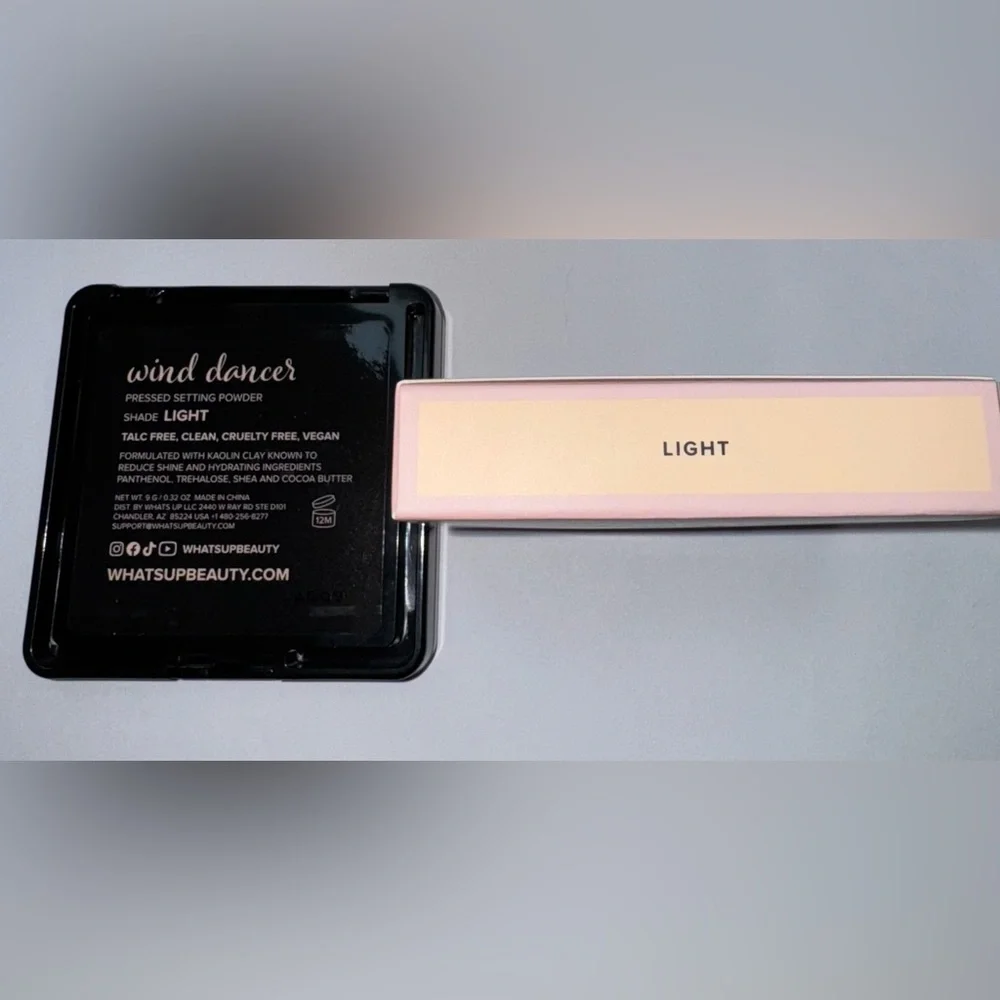 WHATS UP BEAUTY Wind Dancer Pressed Setting Powder 9g • NEW